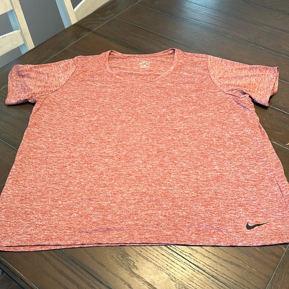 Nike Tops - Nike Tee.  Dri-Fit Red with black swoosh.  Size 2X.